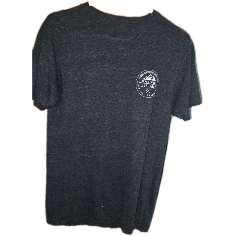 Depart West Black Mens Small Graphic Tee